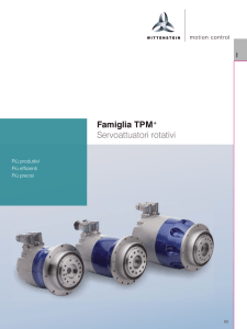 Famiglia TPM Servoattuatori rotativi