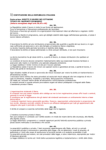Leggi Costituzione - Cooperative Italiane