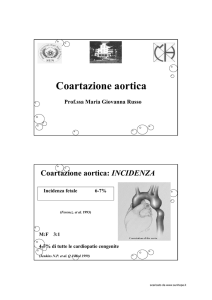Coartazione aortica - Area