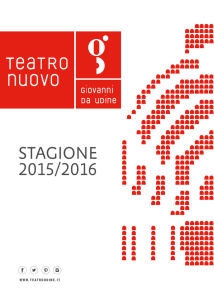 Clicca e scarica il libretto - Teatro Nuovo Giovanni da Udine