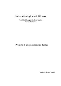 Università degli studi di Lecce Facoltà di Ingegneria Informatica