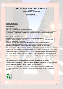 programma 2004 - Festa Europea della Musica