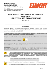 motori elettrici asincroni trifase e monofase libretto di