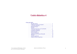 Unità didattica 4 - Sito dei docenti di Unife