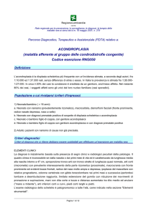 pdta acondroplasia - Forum Risk Management in Sanità