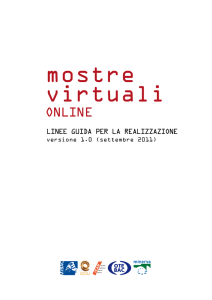 Mostre Virtuali on line - linee guida per la realizzazione. versione