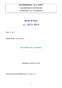 Esame di Stato as 2013- 2014