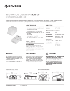interruttore di sentina shurflo® istruzioni di installazione e uso