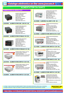 alimentatori da banco - Jce Elettronica S.R.L.