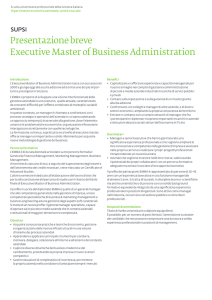 Executive Master in Business Administration (EMBA)
