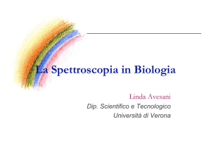 La Spettroscopia in Biologia