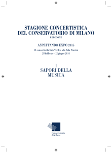 La Stagione del Conservatorio