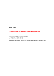 curriculum scientifico professionale