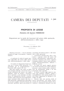 Progetto di legge della 17legislatura