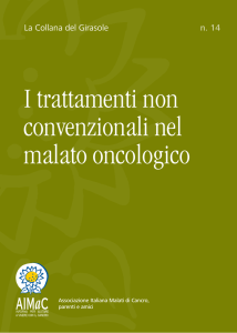 I trattamenti non convenzionali nel malato oncologico