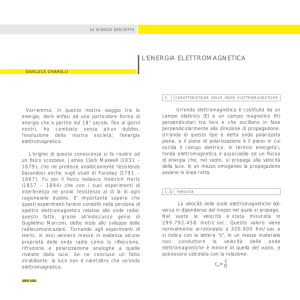 l`energia elettromagnetica - ATLANTE DI NUMERI E LETTERE