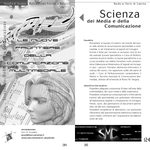 Scienza - Dipartimento di Matematica Tor Vergata