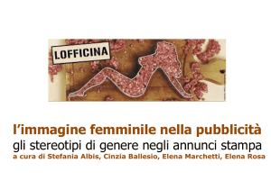 l`immagine femminile nella pubblicità