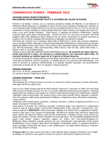 Leggi il comunicato / read press release