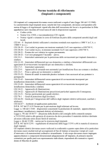 Relazione impianto elettrico