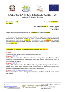 LICEO SCIENTIFICO STATALE "G. BERTO"
