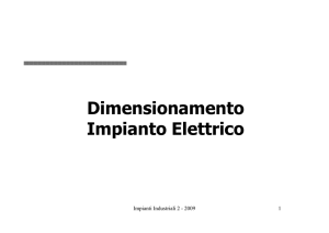 Lezione09 Dimensionamento impianto elettrico