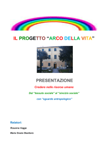 progetto arco della vita