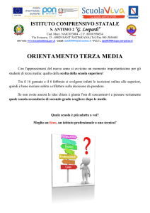 ORIENTAMENTO TERZA MEDIA