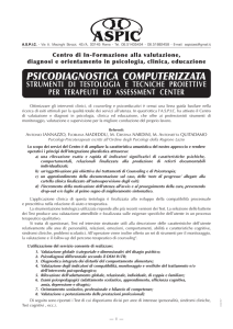 Psicodiagnostica computerizzata