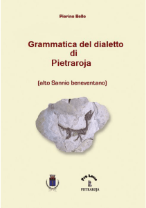 Pierino Bello – Grammatica del dialetto di Pietraroja