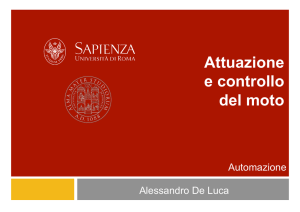 Attuazione e controllo del moto