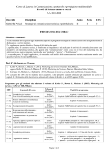 Strategie di comunicazioneturistica e pubblicitaria