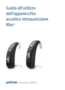 Max apparecchio acustico retroauricolare