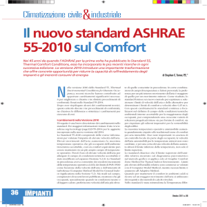 Ilnuovo standard ASHRAE 55-2010sul Comfort