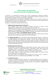 Memorandum - ASL Milano