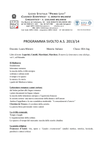 Programma_svolto, italiano, IIIA ling, Miniero
