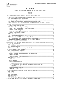 Piano Regionale della Prevenzione (PRP) 2010-2012