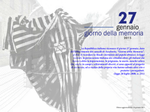 Iniziative Giorno della Memoria 2015 in provincia di Mantova