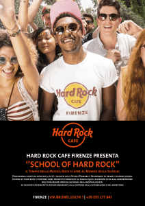 hard rock cafe firenze presenta ``school of hard rock`