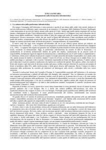 Insegnamento nella formazione infermieristica - Etica - Area