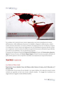 Brochure TeatroInAzione - Cooperativa Astrolabio