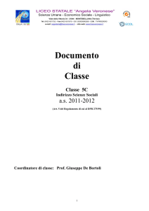 Documento di Classe
