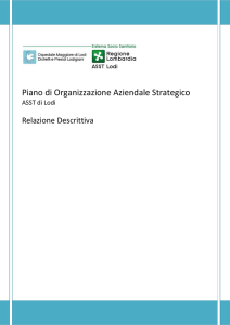 Piano di Organizzazione Aziendale Strategico