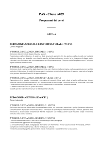 Discipline e programmi - Dipartimento di Scienze Matematiche