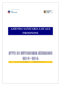 Atto Aziendale - ASL Frosinone