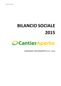 bilancio sociale 2015