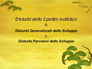 Disturbi Pervasivi dello Sviluppo NAS