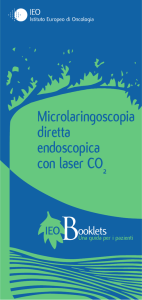 Microlaringoscopia diretta endoscopica con laser CO2