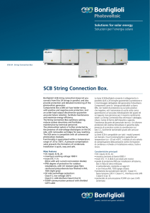SCB String Connection Box.