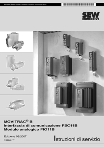 MOVITRAC® B Interfaccia di comunicazione FSC11B / Modulo